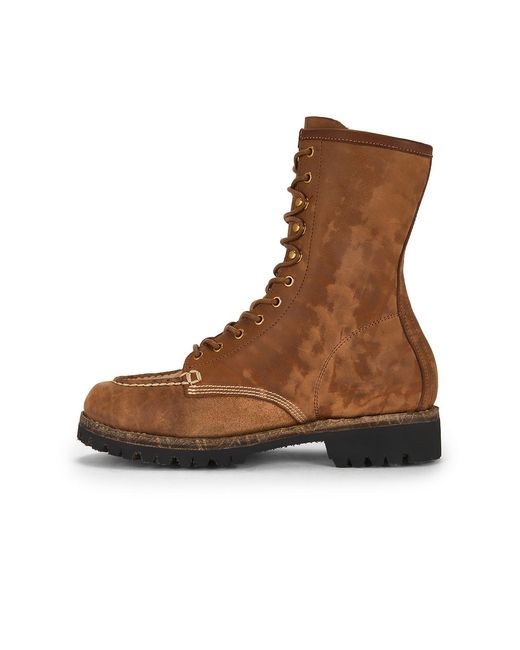 Visvim Brown Scout Moc Boots for men