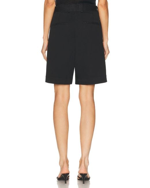 Helmut Lang Black Bermuda Short