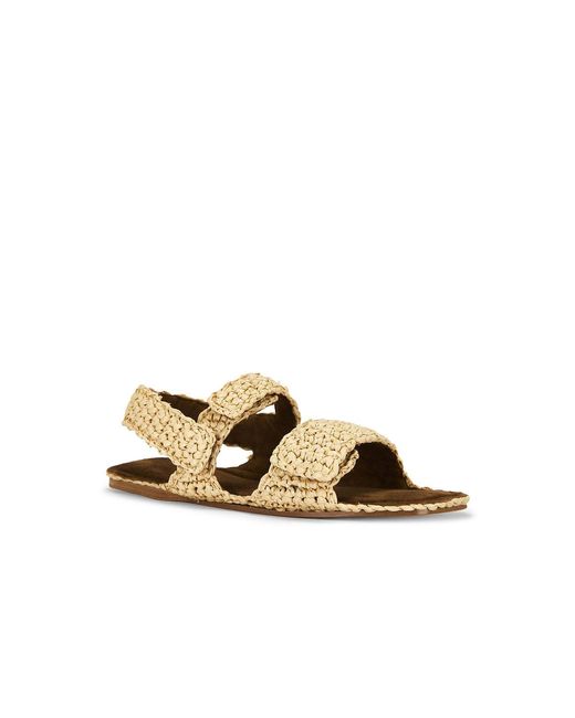 Khaite Metallic Boden Raffia Flat