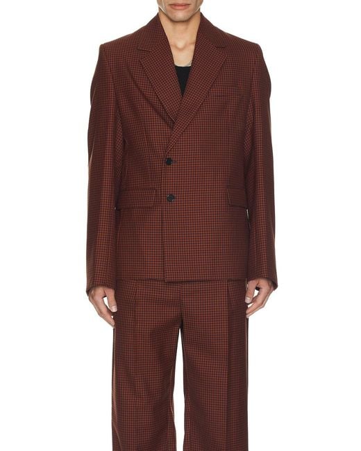 BOTTER Brown Front Collar Reverse Jacket for men