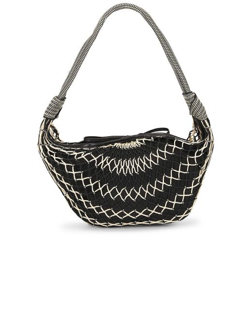 Lemaire Black Fortune Croissant Filt Bag