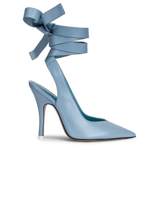 the attico blue heels
