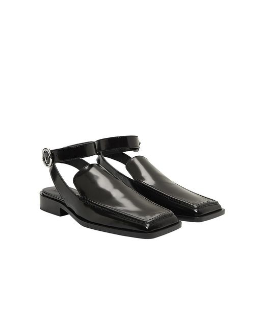 Alaïa Black Loafer Sandal