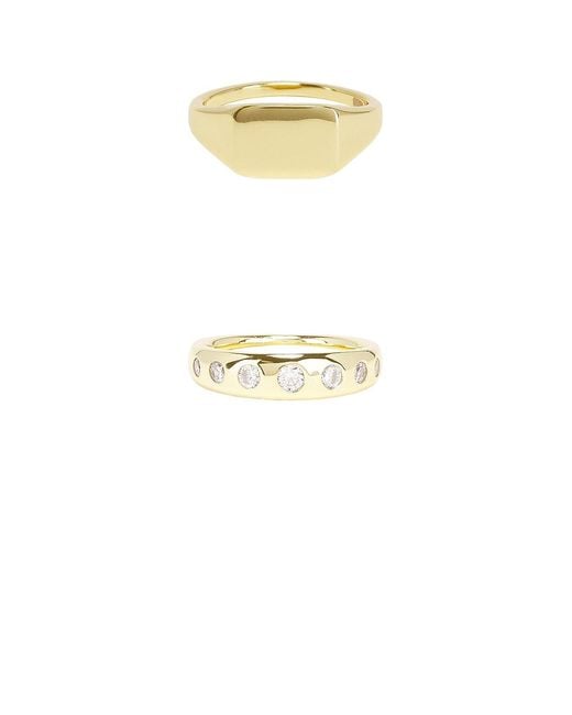 Mega White The Signet Pinky Stack