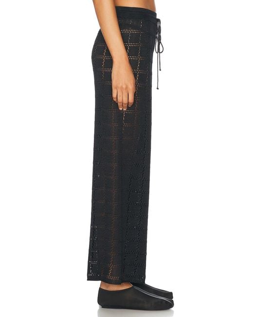 Calle Del Mar Black Patchwork Pant