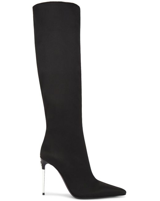 Dolce & Gabbana Black Knee High Boot
