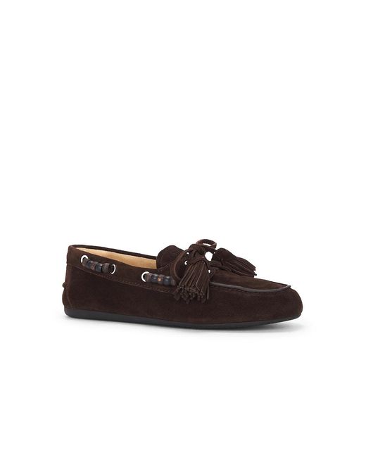 Miu Miu Brown Suede Mocassin
