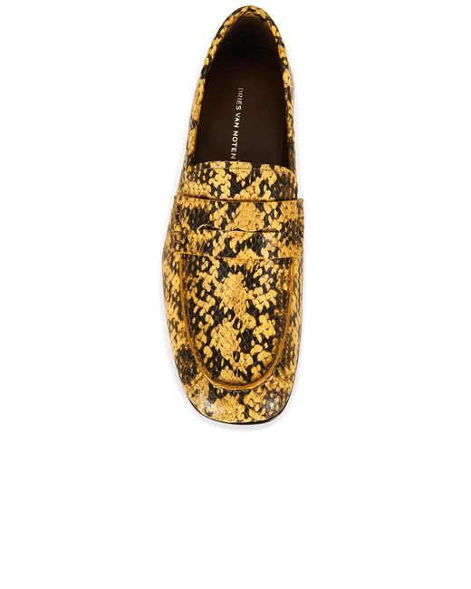 Dries Van Noten Metallic Soft Loafer