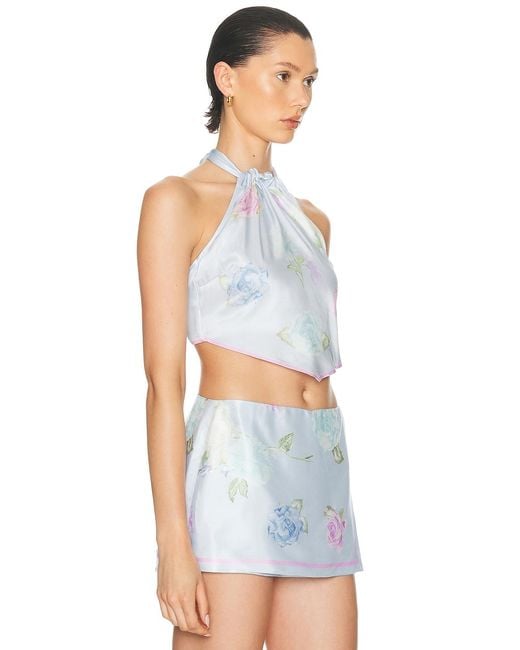 LoveShackFancy White Hollison Top