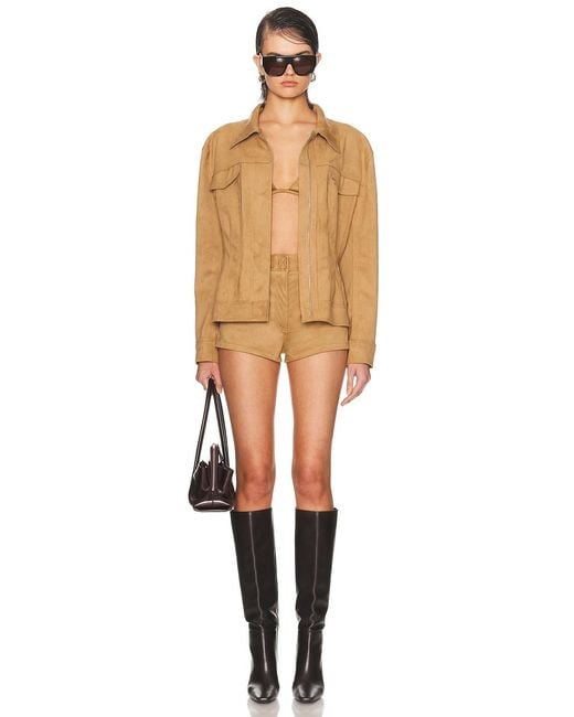 Norma Kamali Natural Jacket