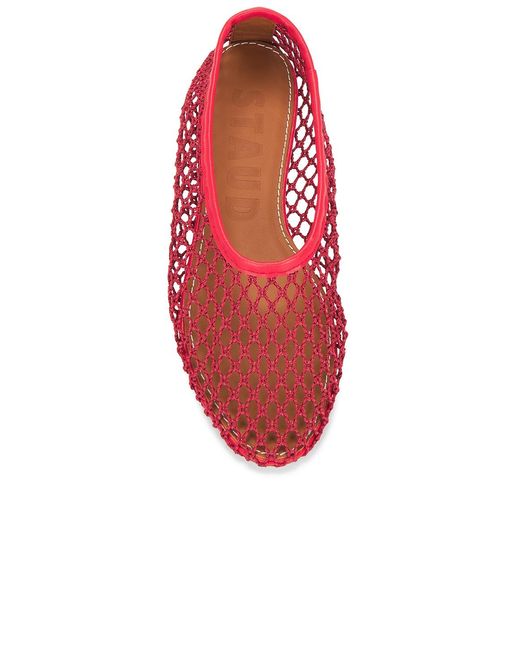 Staud Red Alba Ballet Flat