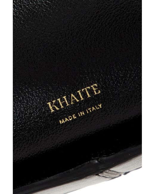 Khaite Black Lori Squared Bag