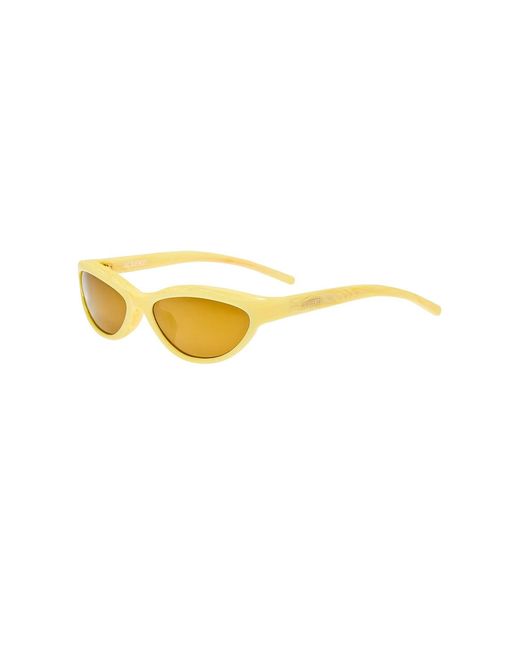Jacquemus Yellow Curvo Sunglasses