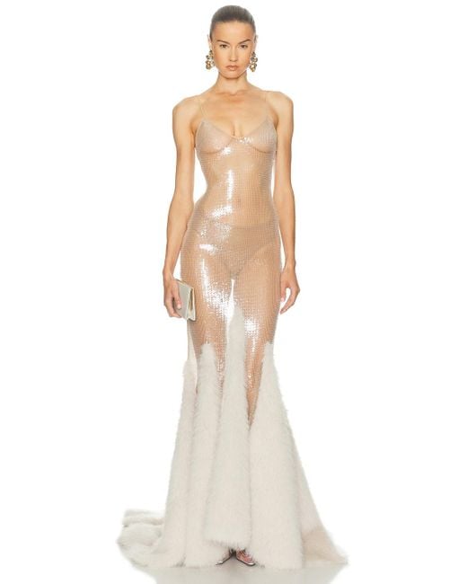 rose gold glitter prom dress Long Rose Gold A-Line Prom Dress with Glitter Print Rose Gold / 6