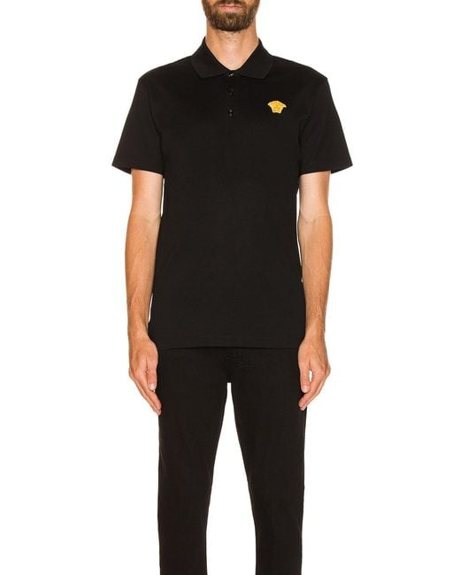 Versace Black Polo for men