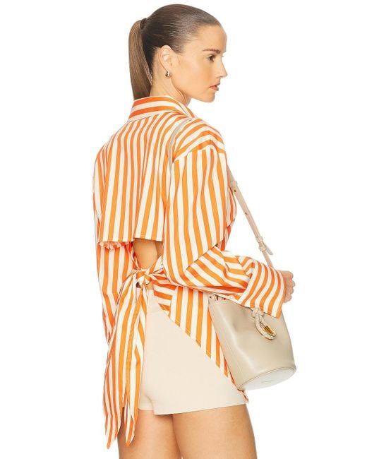 Simon Miller Multicolor Loch Poplin Button Up Shirt