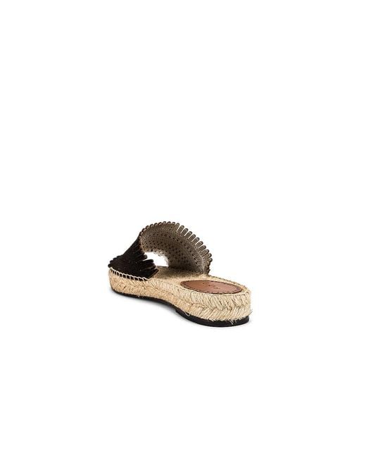 Alaïa Black Espadrille Flats