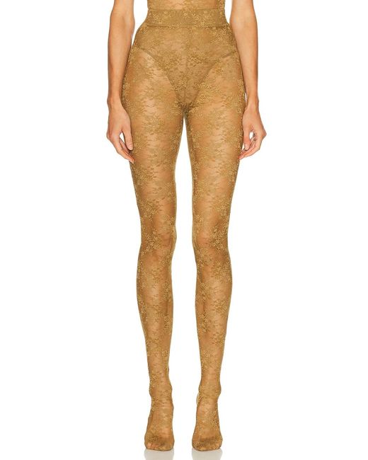 Alex Perry Natural Lace Stocking