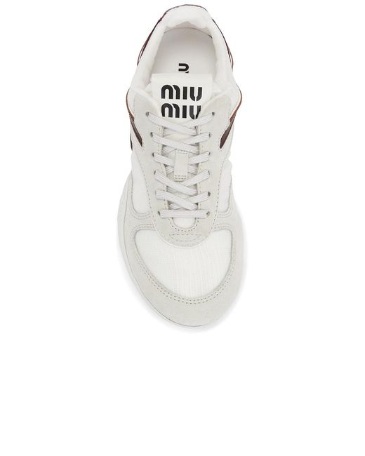 Miu Miu Multicolor Nylon Tech Sneaker