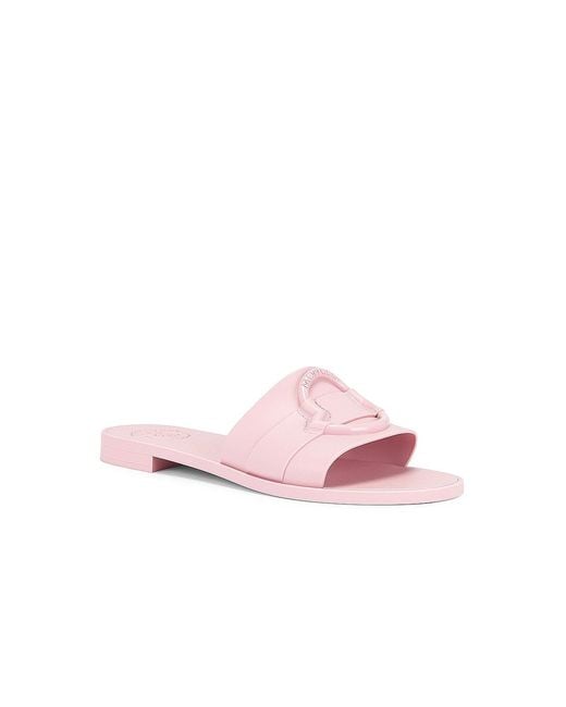 Moncler Pink Mon Slide