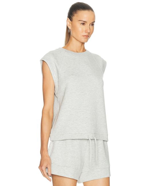 Varley White Salome Raglan Tee
