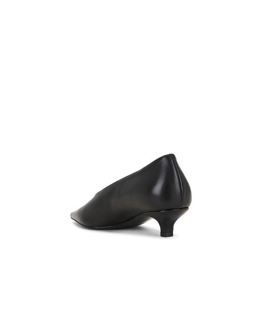 Totême  Black Sharp Nappa Kitten Pumps