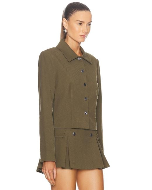 Staud Green Marino Jacket