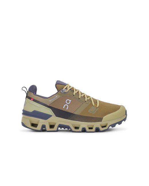 On Shoes Brown Cloudwander Waterproof Sneaker for men