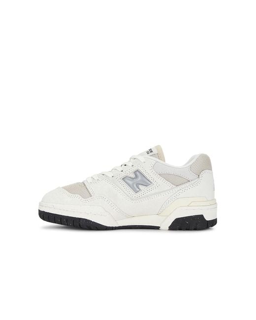 New Balance White 550 Sneaker