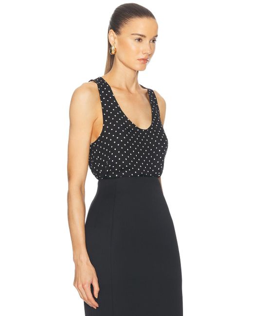 Wardrobe NYC Black Silk Tank Top