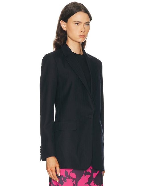 Dries Van Noten Blue Blanchet Jacket