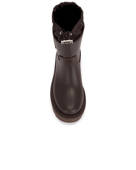 Moncler Brown Kickstream Rainboot