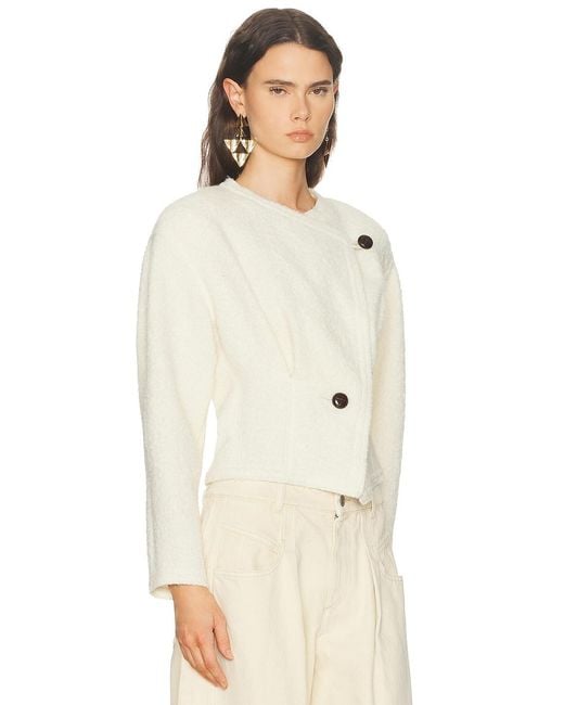 Isabel Marant White Suna Jacket