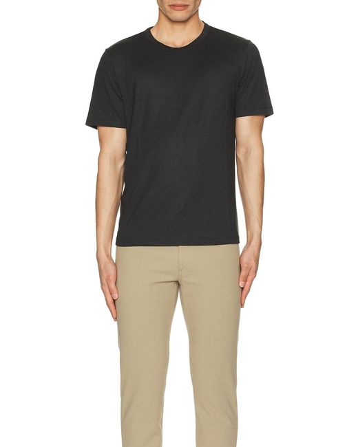 Theory Black Anemone Essential Tee for men