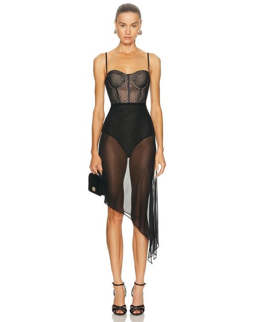 Zimmermann Black Dot Bodysuit