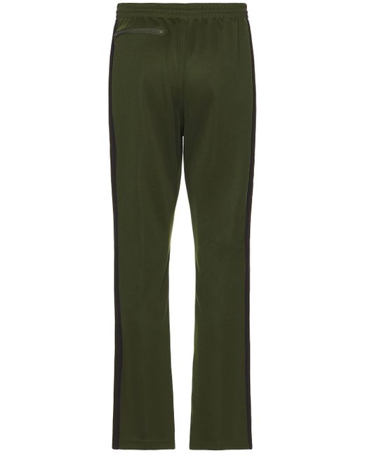 Needles Green Boot-cut Track Pant Poly Smooth for men