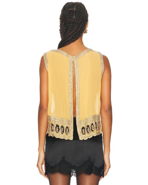 Bode Black Ducat Tank Top