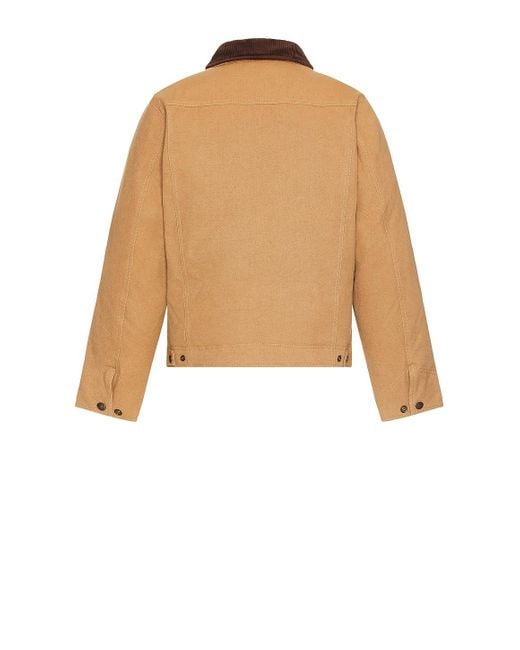Schott Nyc Natural Union Canvas Down Filled Jacket for men