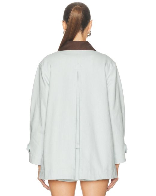 Matthew Bruch White Cargo Barn Jacket