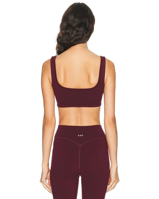 437 Red The Square Bra