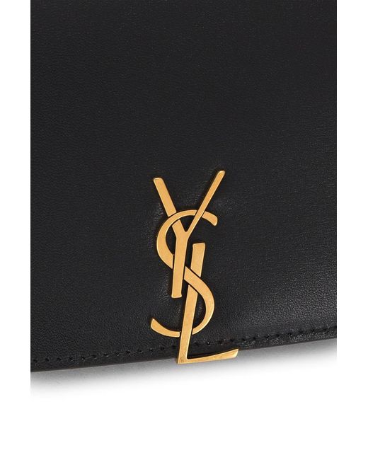 Saint Laurent Black Passport Case