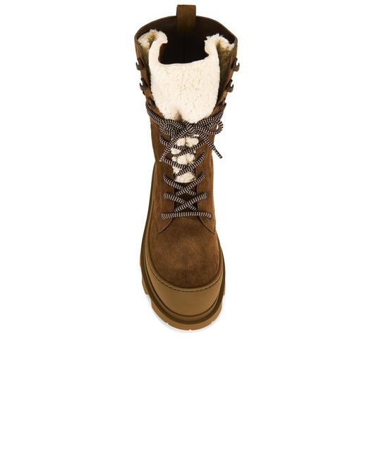 Moncler Brown Vera High Ankle Boot