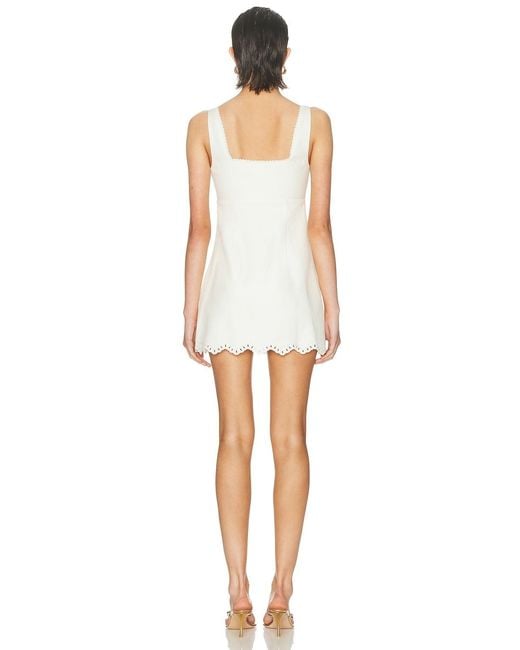 LoveShackFancy White Fable Dress