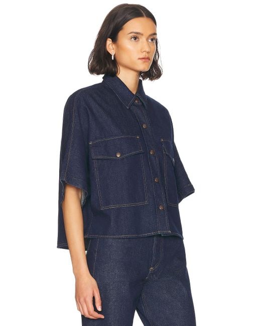 Agolde Blue Taron Shirt