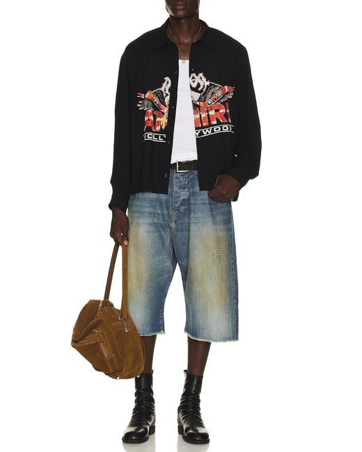 Amiri Black Ma Eagle Shirt for men