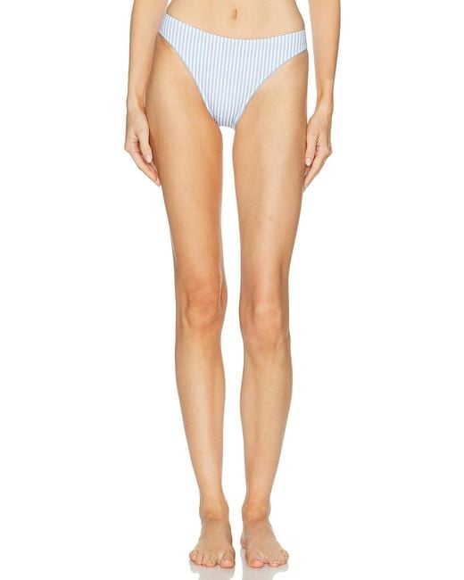 Solid & Striped Blue The Juliette Bikini Bottom