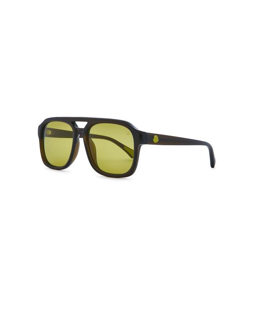 Moncler Green Vantos Sunglasses for men