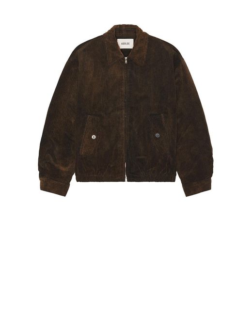 Agolde Brown Cord Torres Jacket for men