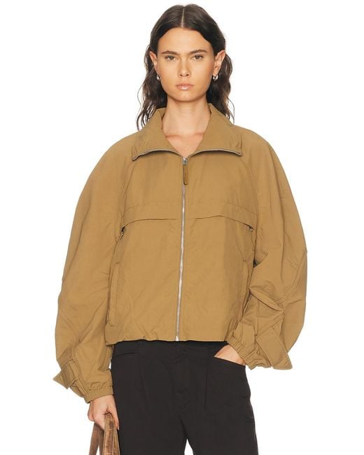 Acne Natural Odill Peach Nylon Jacket