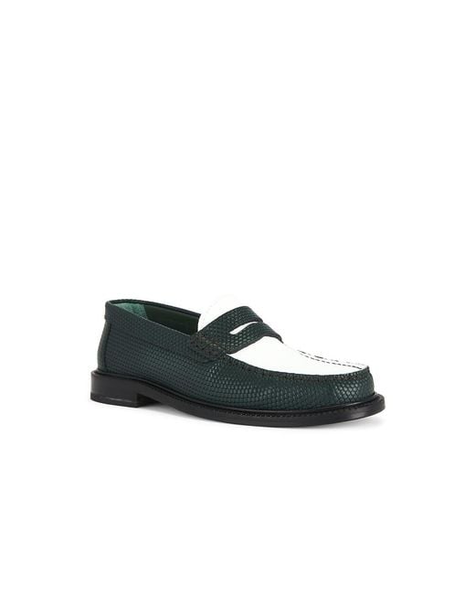 VINNY'S Black Yardee Mocassin Loafer for men